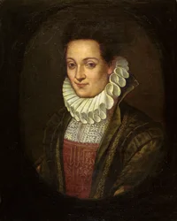 Retrato de Lavinia Fontana o autorretrato de la artista, hacia 1595